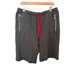 Tommy Bahama Charcoal Shorts with Red Drawstring